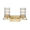 Z-Lite Archer 2 Light Vanity, Heirloom Gold & Clear 344-2V-HG - alternate 6